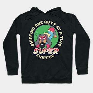 Adorable Super Dachshund Sniffer Cute and Funny Hoodie